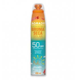 AGRADO SOLAR KIDS SPRAY SPF 50 - детский солнцезащитный крем, 200 мл. Код: 6076