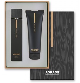 AGRADO SET BOX MAN EDT 100 мл. + BATH GEL - Подарок 2 вида, Код: 5886,87