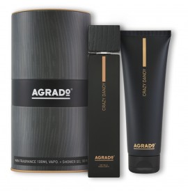 AGRADO SET TUBE MAN EDT 100 мл. + BATH GEL - Подарок 2 вида, Код: 5888,89
