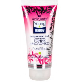 BELLE JARDIN YOUNG & HAPPY молочко+тоник 2 в 1-м. 200 мл.