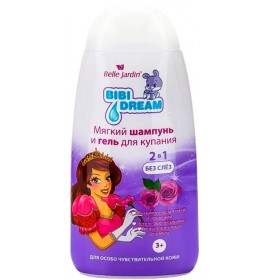 BELLE JARDIN BIBI DREAM шампунь+гель для душа, 300 мл. 4 вида
